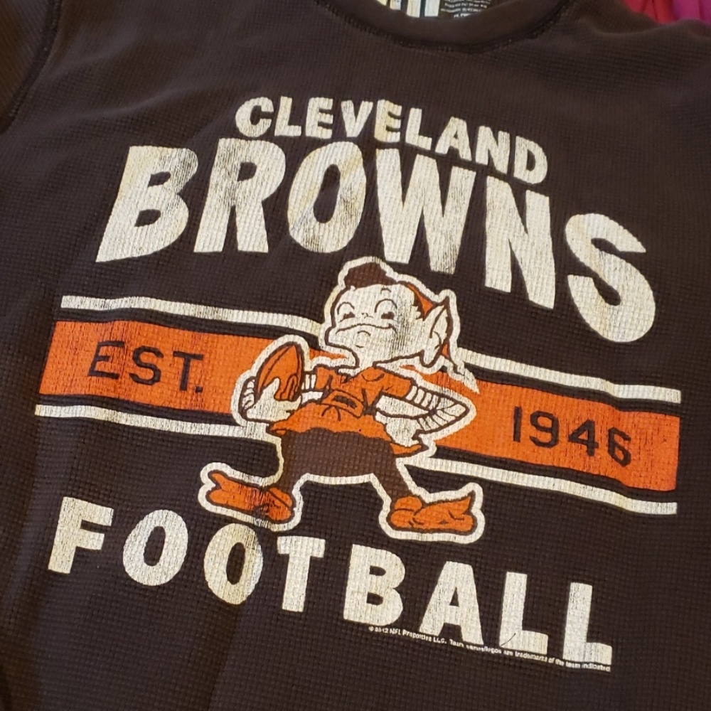 Long Sleeved Cleveland Browns Tee